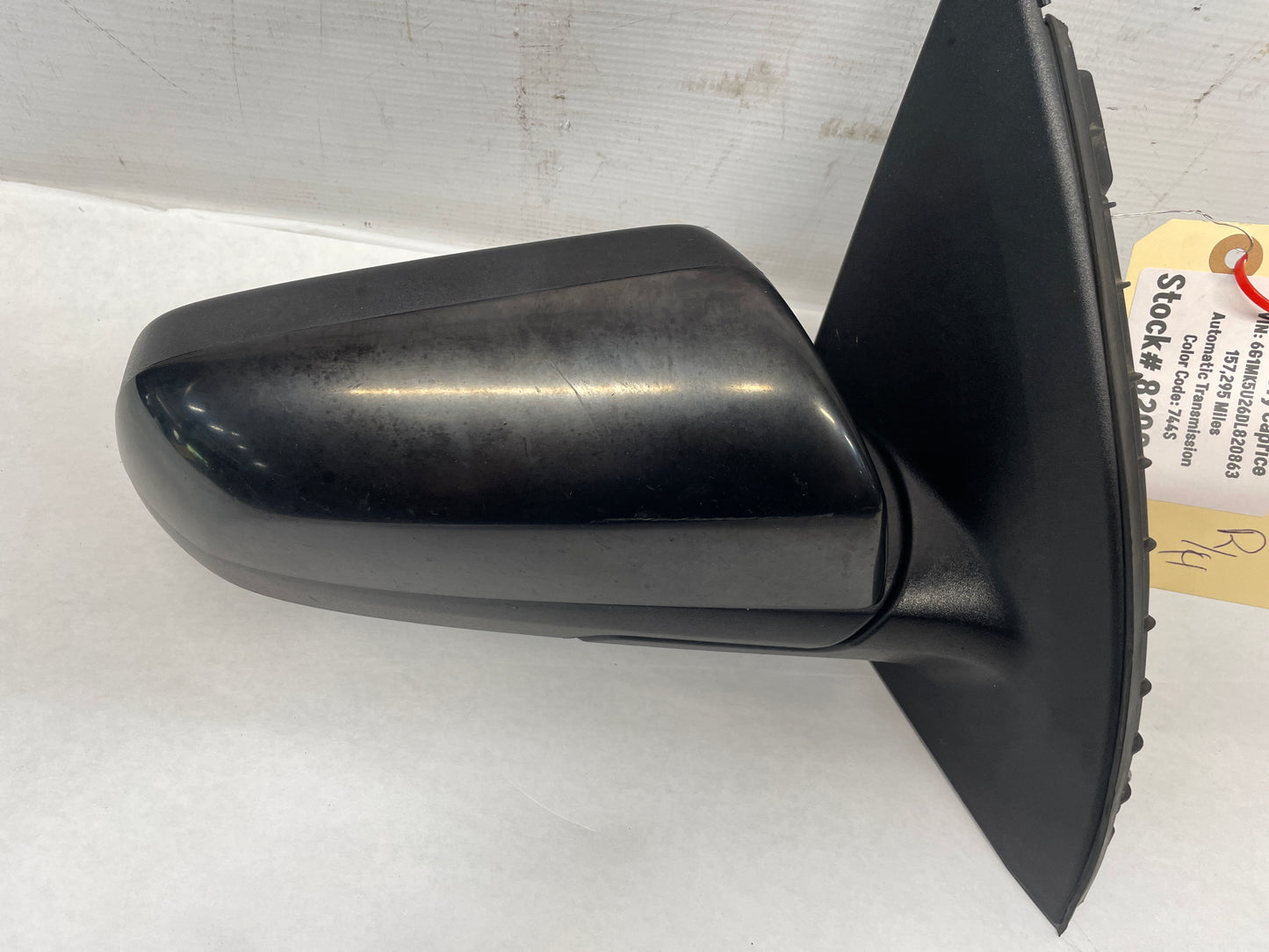 2013 Chevy Caprice RH Passenger Exterior Outside Mirror Black OEM - Day's Parts Yard