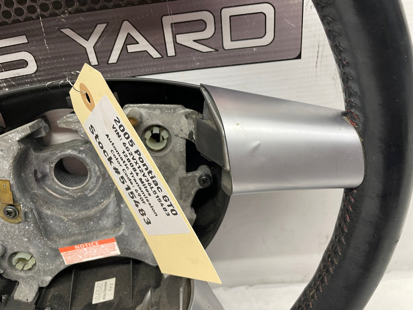 2006 Pontiac GTO Steering Wheel OEM - Day's Parts Yard