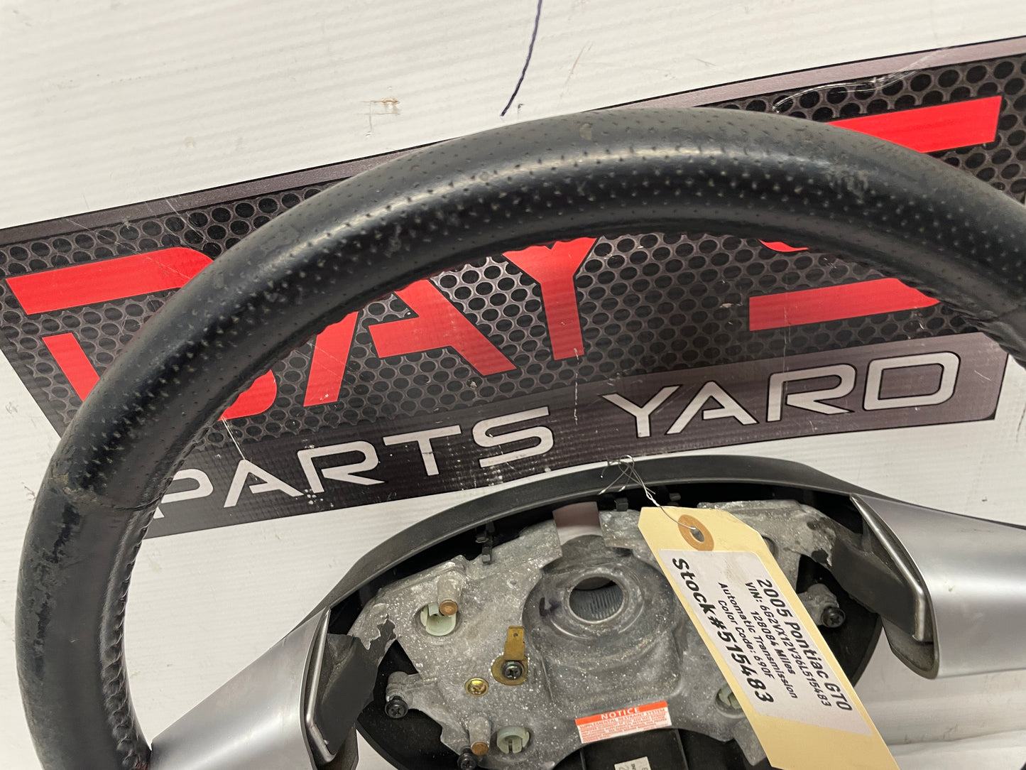 2006 Pontiac GTO Steering Wheel OEM - Day's Parts Yard