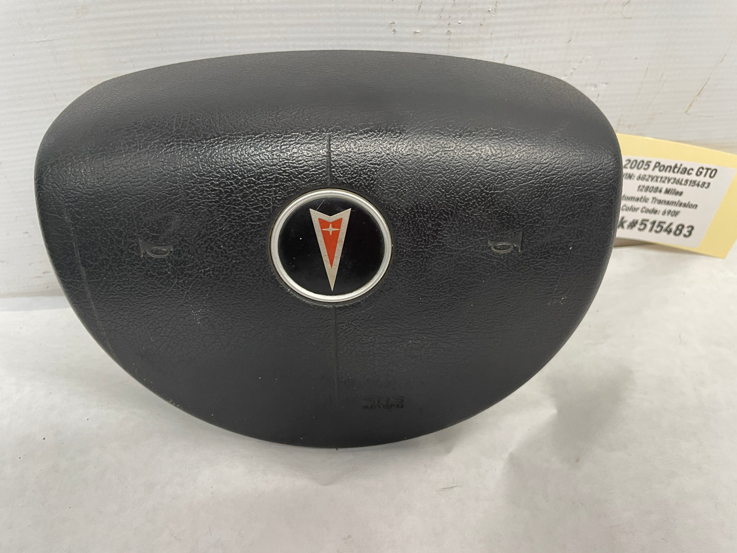 2006 Pontiac GTO Steering Wheel Airbag Air Bag OEM - Day's Parts Yard
