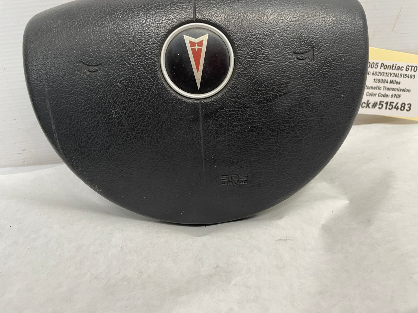 2006 Pontiac GTO Steering Wheel Airbag Air Bag OEM - Day's Parts Yard
