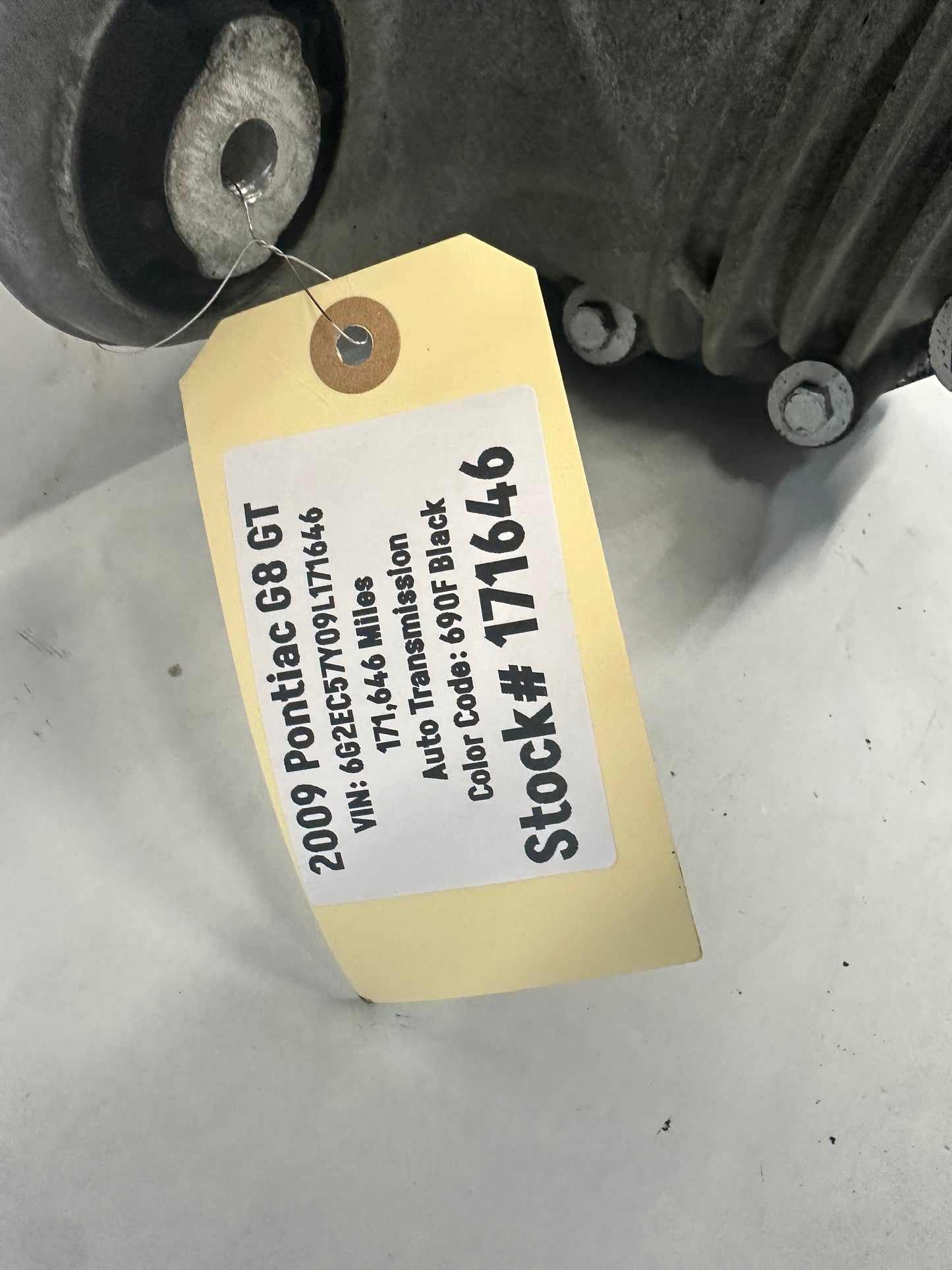 2009 Pontiac G8 GT Rear End Rearend 2.92 LSD Differential OEM - Day's Parts Yard