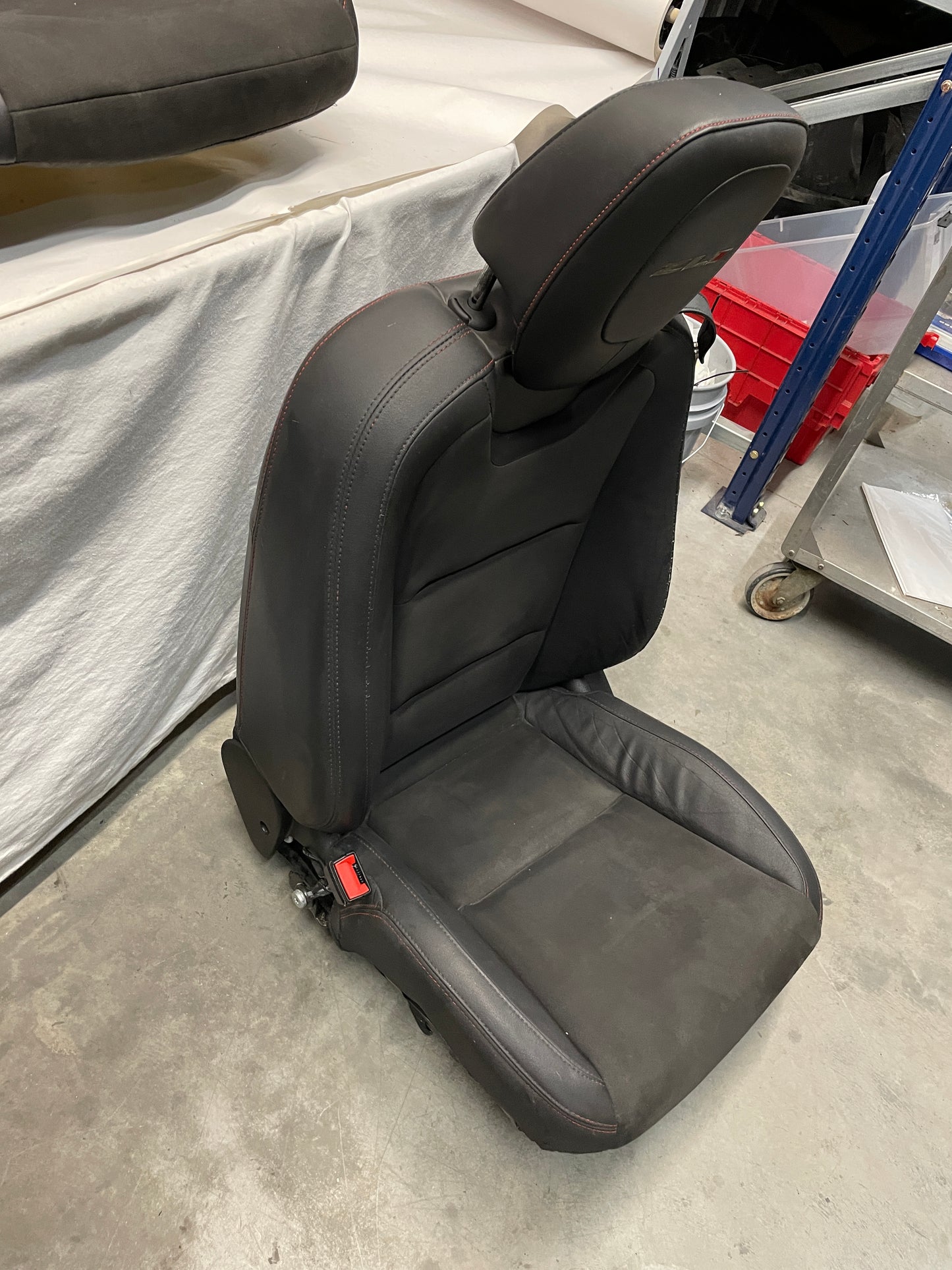 2014 Chevy Camaro ZL1 Seats Front & Rear Leather Suede Alcantara OEM - Day's Parts Yard