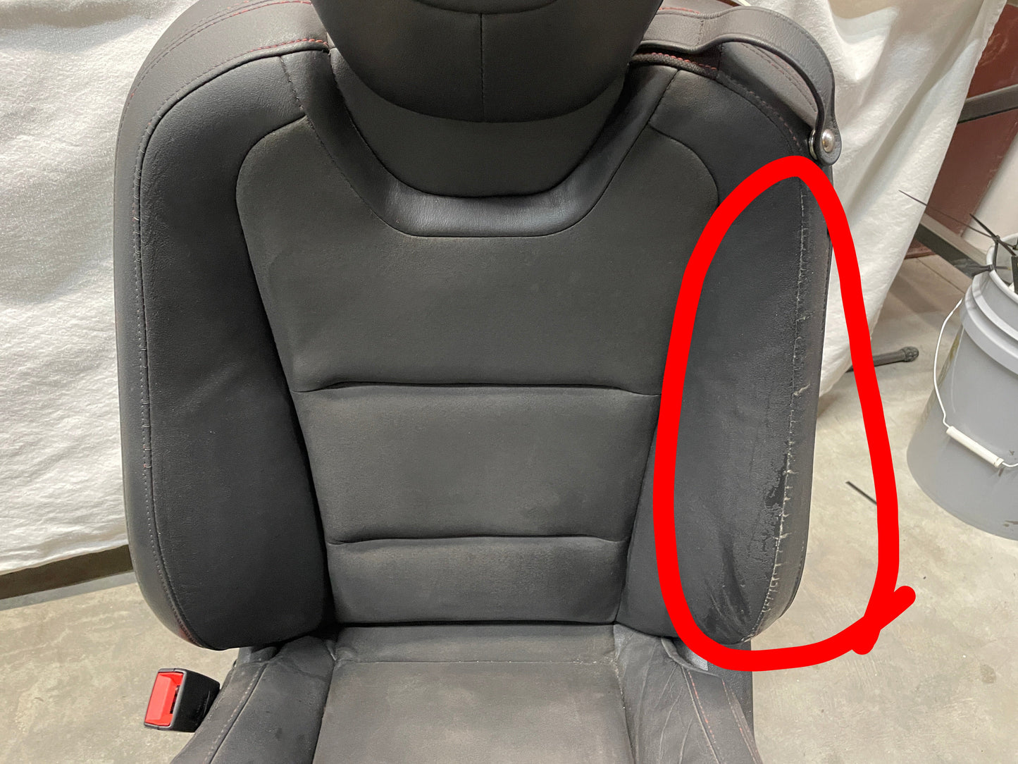 2014 Chevy Camaro ZL1 Seats Front & Rear Leather Suede Alcantara OEM - Day's Parts Yard