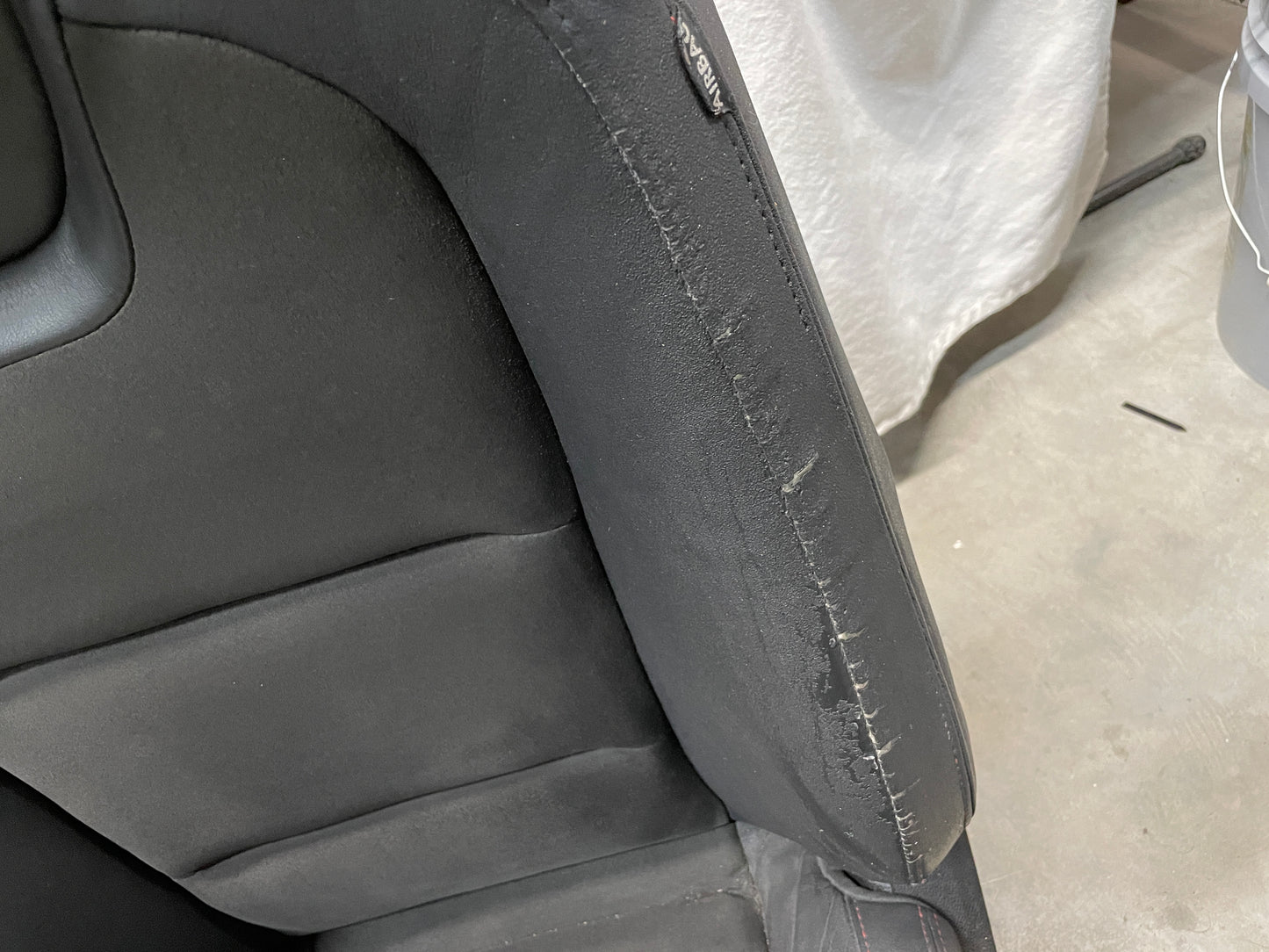 2014 Chevy Camaro ZL1 Seats Front & Rear Leather Suede Alcantara OEM - Day's Parts Yard