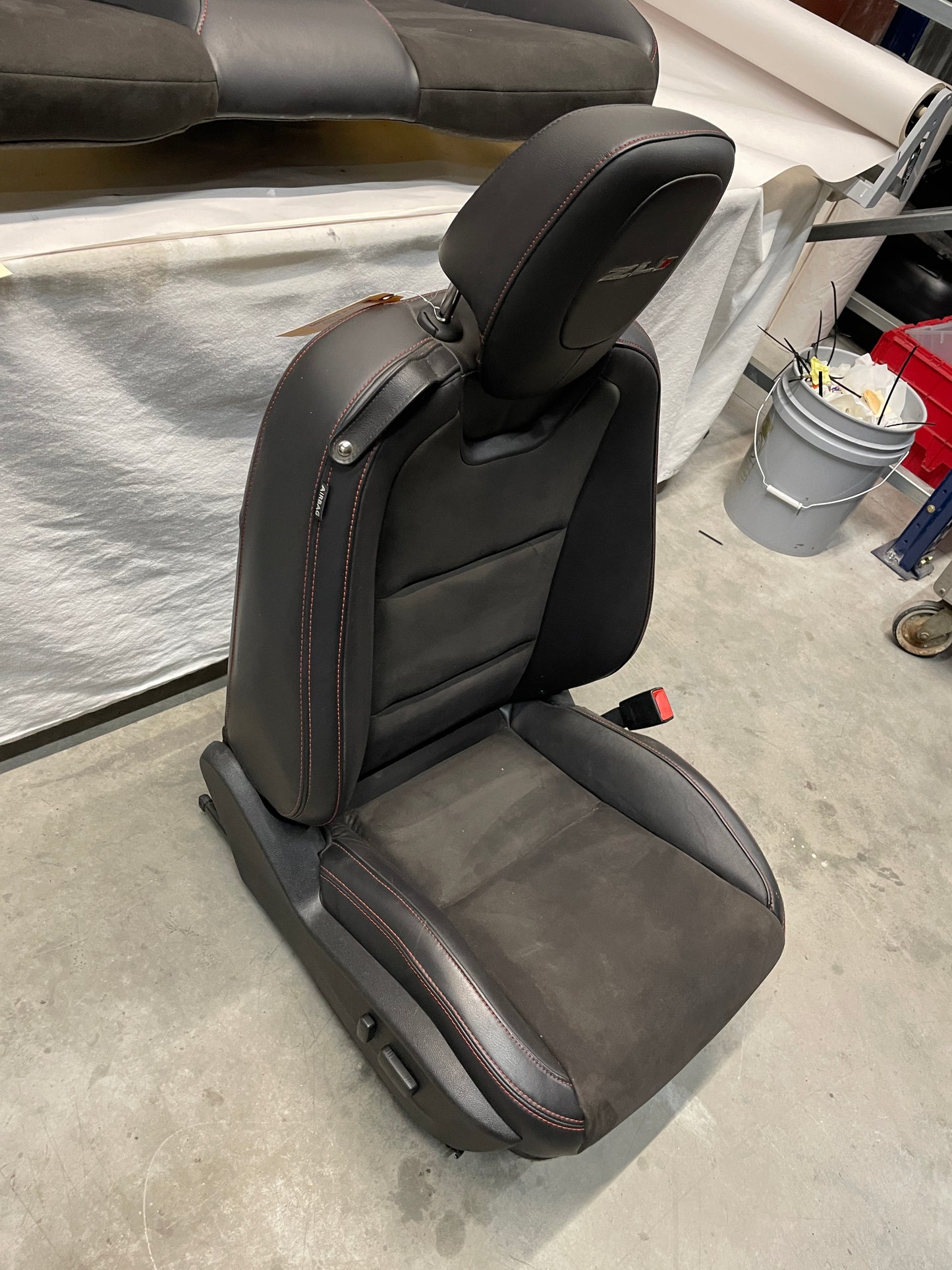 2014 Chevy Camaro ZL1 Seats Front & Rear Leather Suede Alcantara OEM - Day's Parts Yard