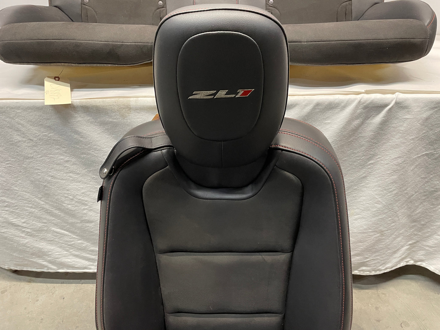 2014 Chevy Camaro ZL1 Seats Front & Rear Leather Suede Alcantara OEM - Day's Parts Yard