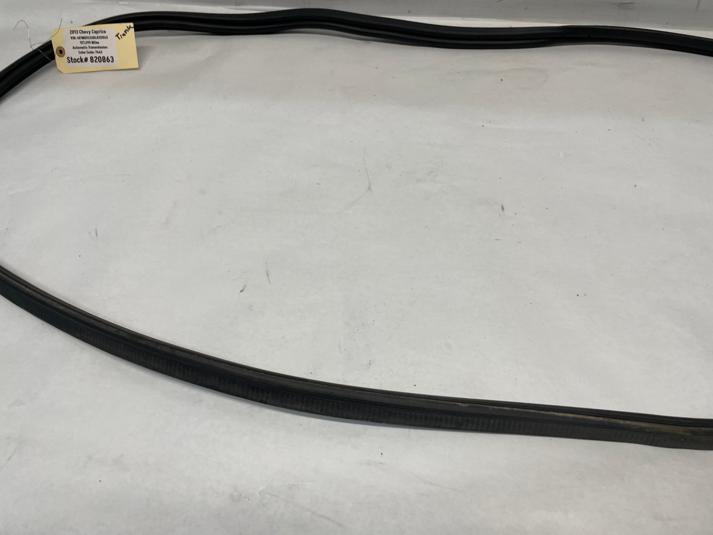 2013 Chevy Caprice Trunk Weather Strip Seal OEM - Day's Parts Yard