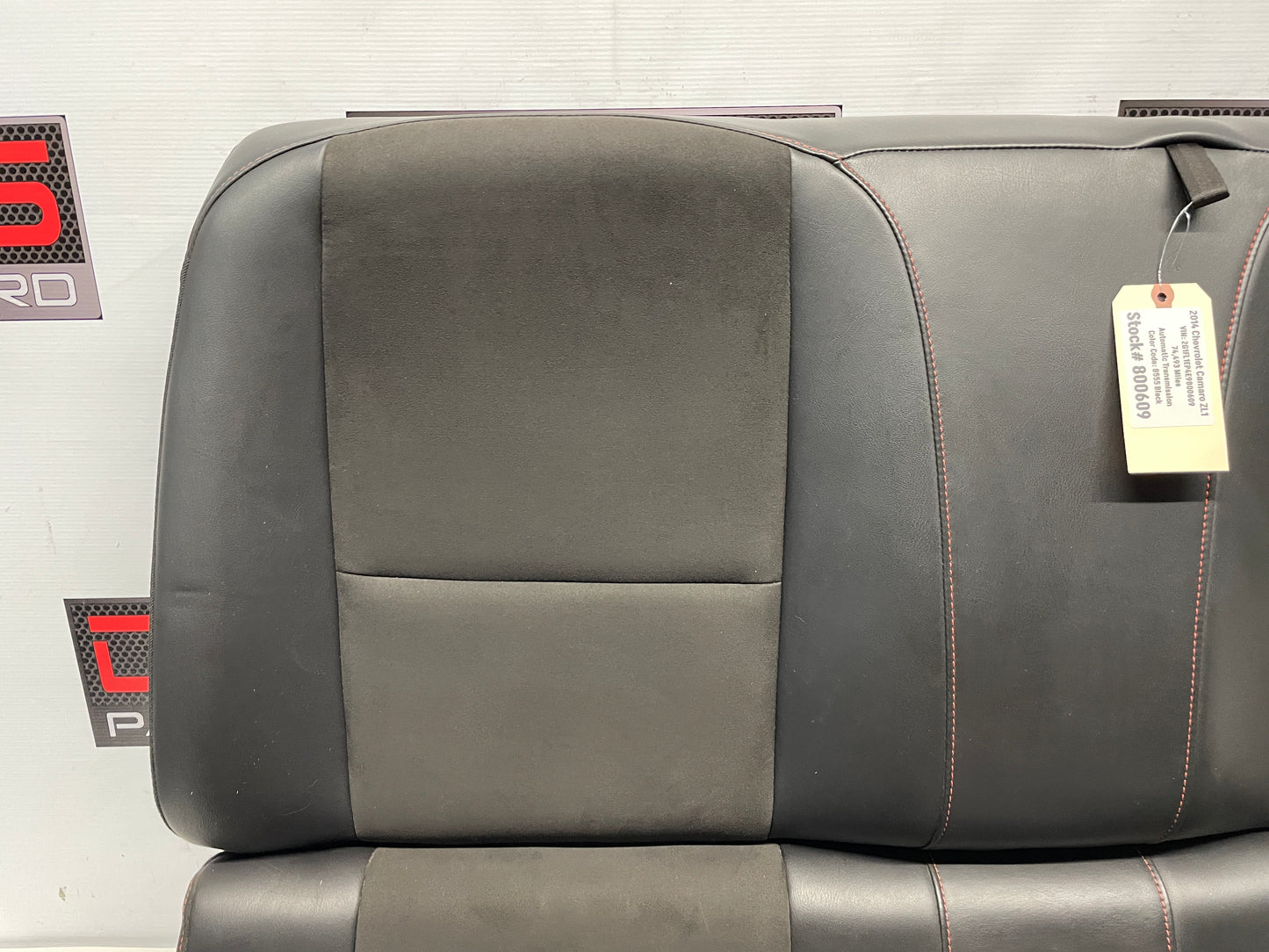 2014 Chevy Camaro ZL1 Seats Front & Rear Leather Suede Alcantara OEM - Day's Parts Yard