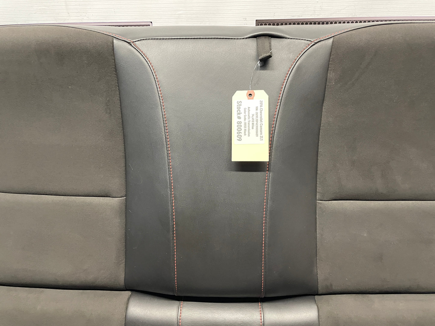2014 Chevy Camaro ZL1 Seats Front & Rear Leather Suede Alcantara OEM - Day's Parts Yard