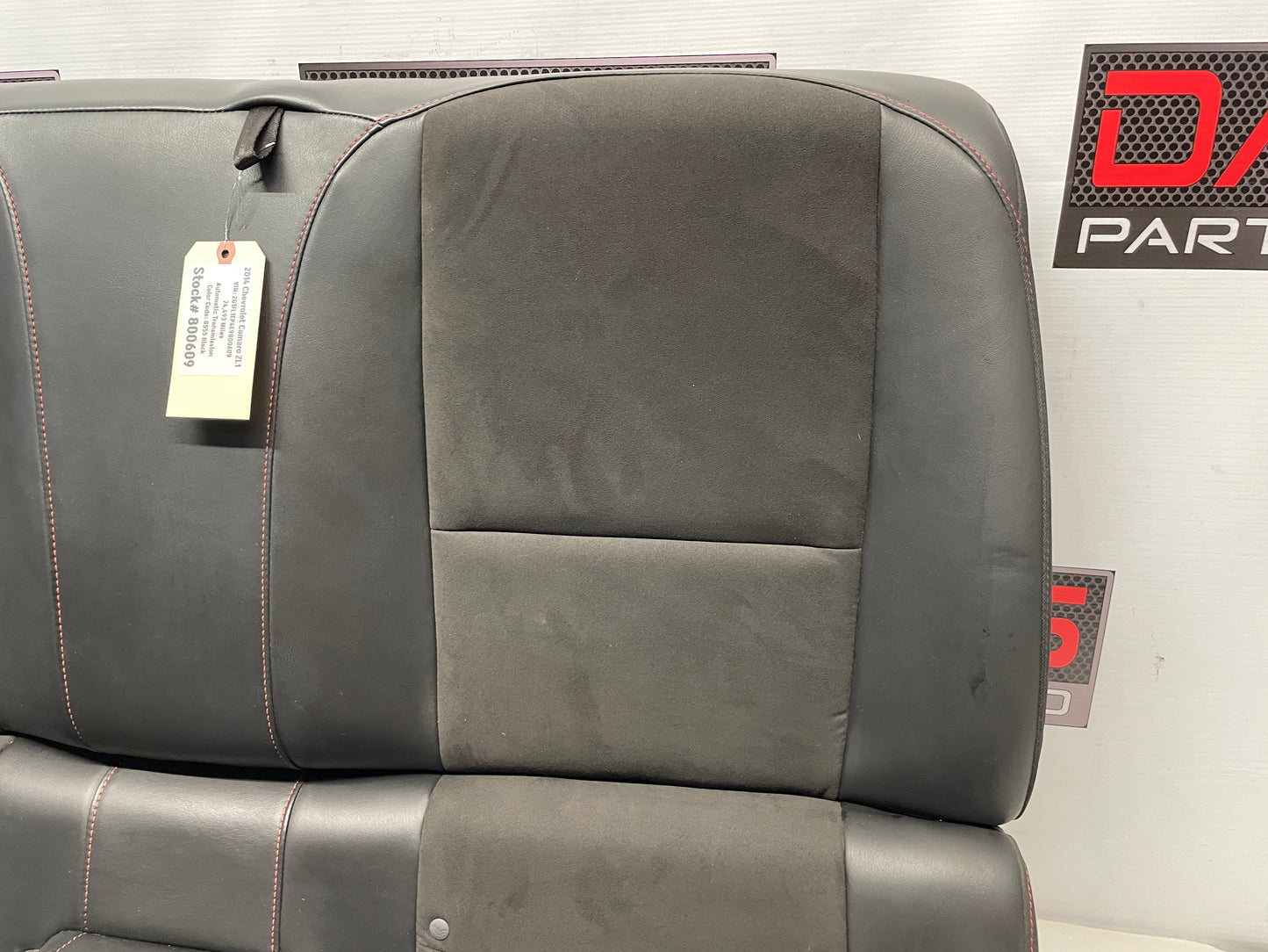 2014 Chevy Camaro ZL1 Seats Front & Rear Leather Suede Alcantara OEM - Day's Parts Yard