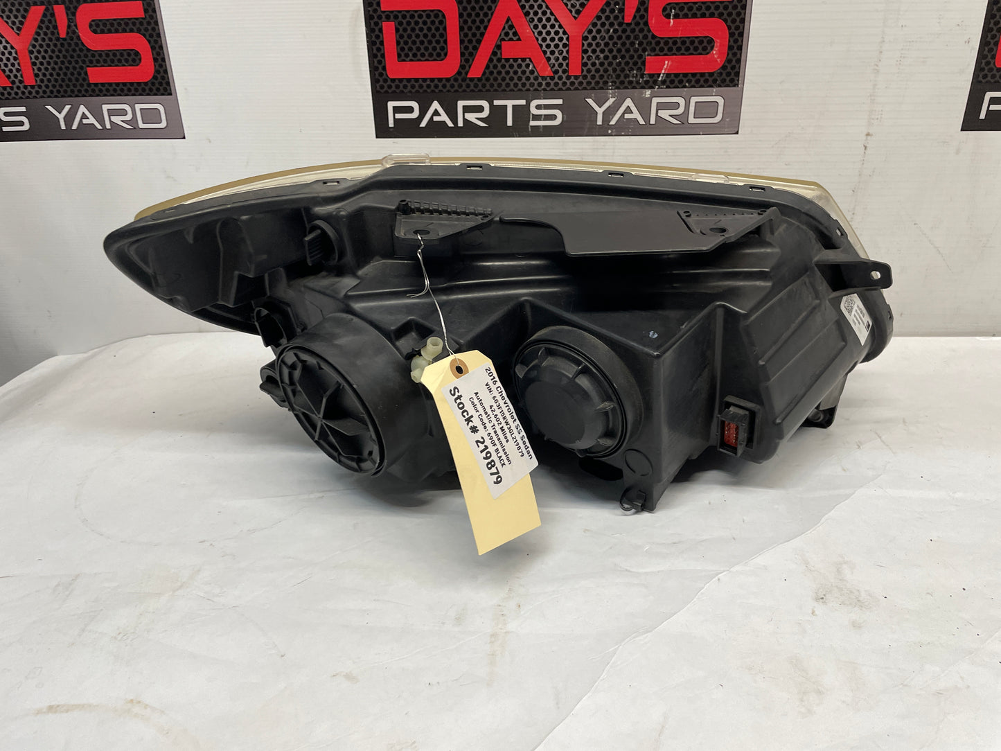 2016 Chevy SS Sedan LH Driver Head Light Lamp Headlight OEM - Day's Parts Yard