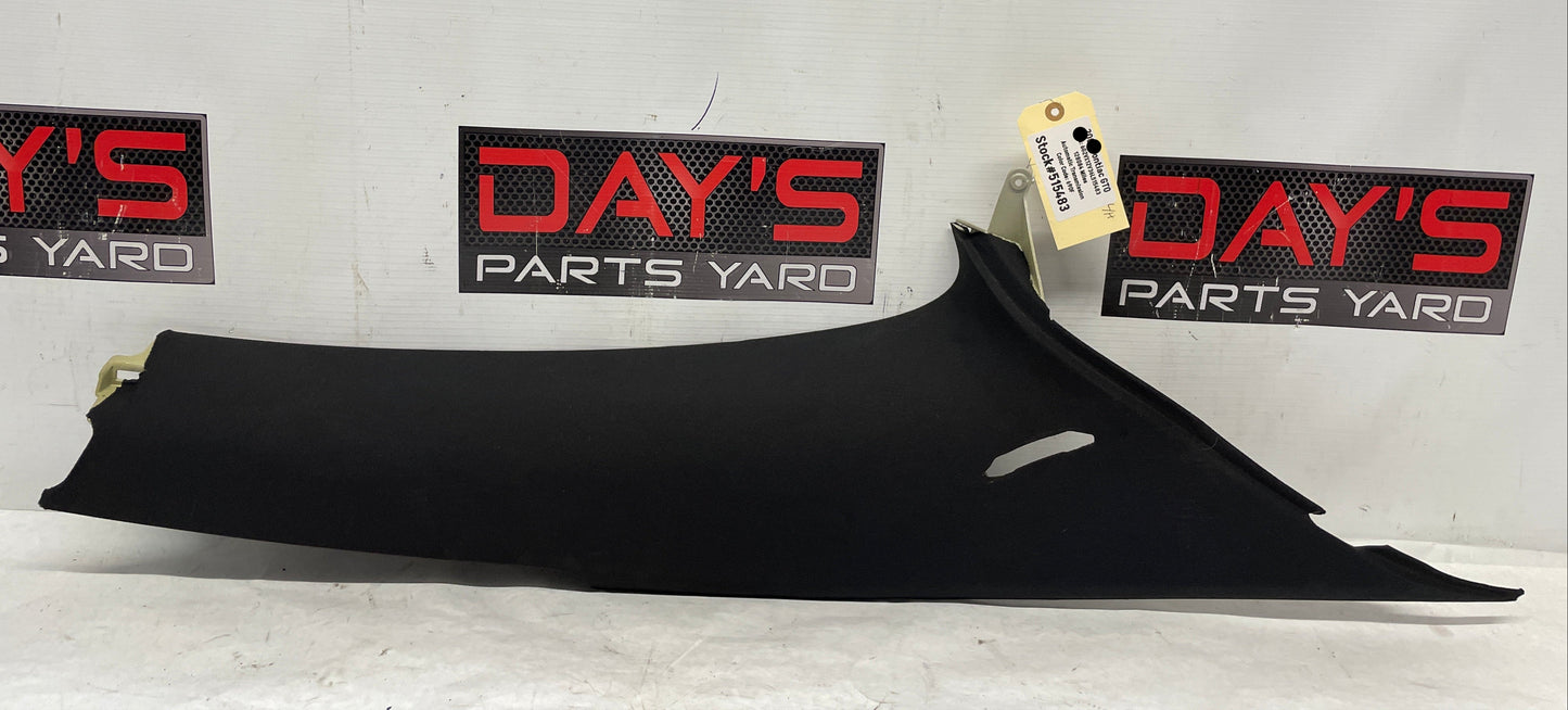 2006 Pontiac GTO LH Driver Rear Interior C Pillar Seat Belt Cover Trim Panel OEM - Day's Parts Yard