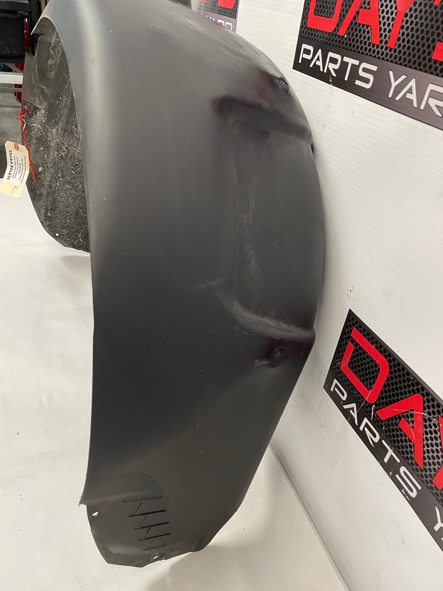 2013 Chevy Camaro ZL1 RH Passenger Rear Fender Wheel Well Liner OEM - Day's Parts Yard