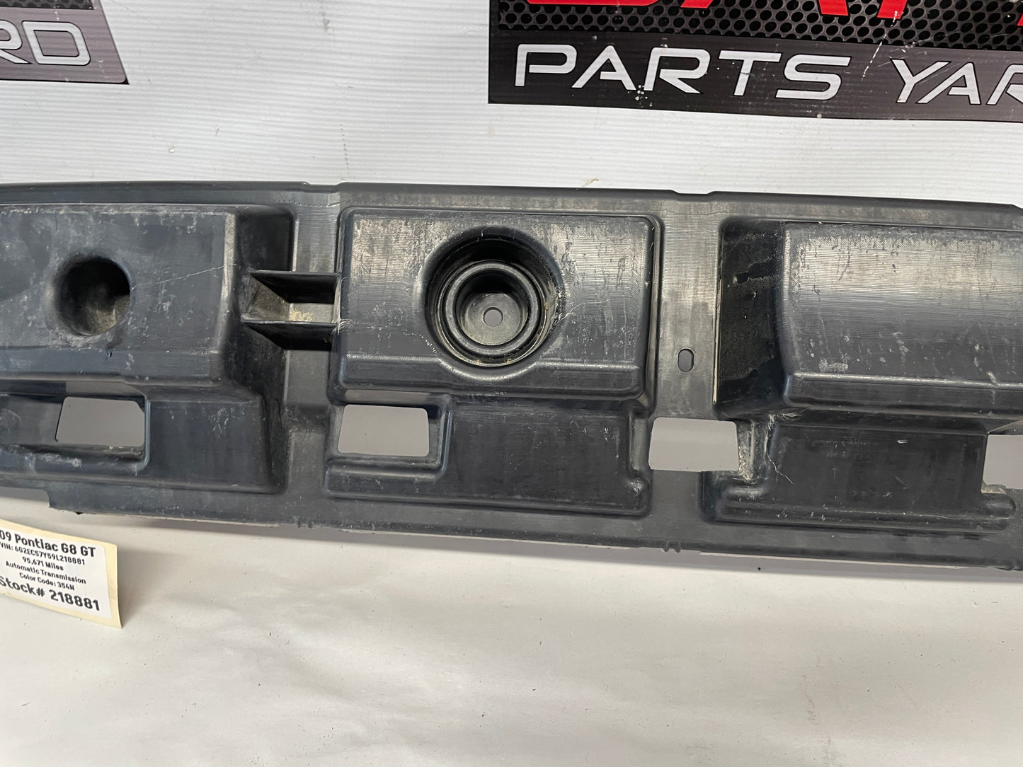 2009 Pontiac G8 GT Rear Bumper Impact Absorber OEM - Day's Parts Yard