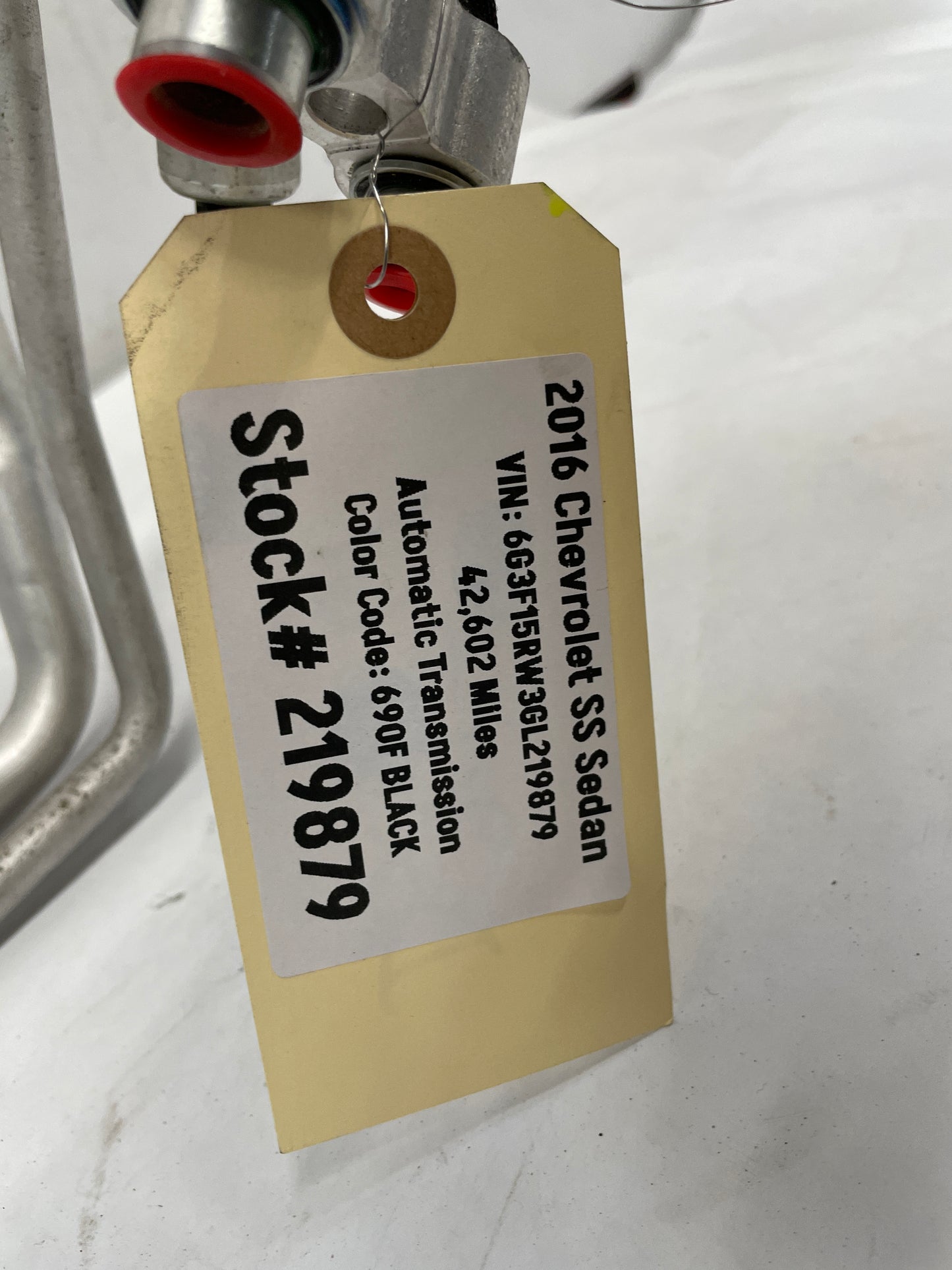 2016 Chevy SS Sedan AC A/C Air Conditioner Compressor Manifold Hose Line Tube OEM - Day's Parts Yard