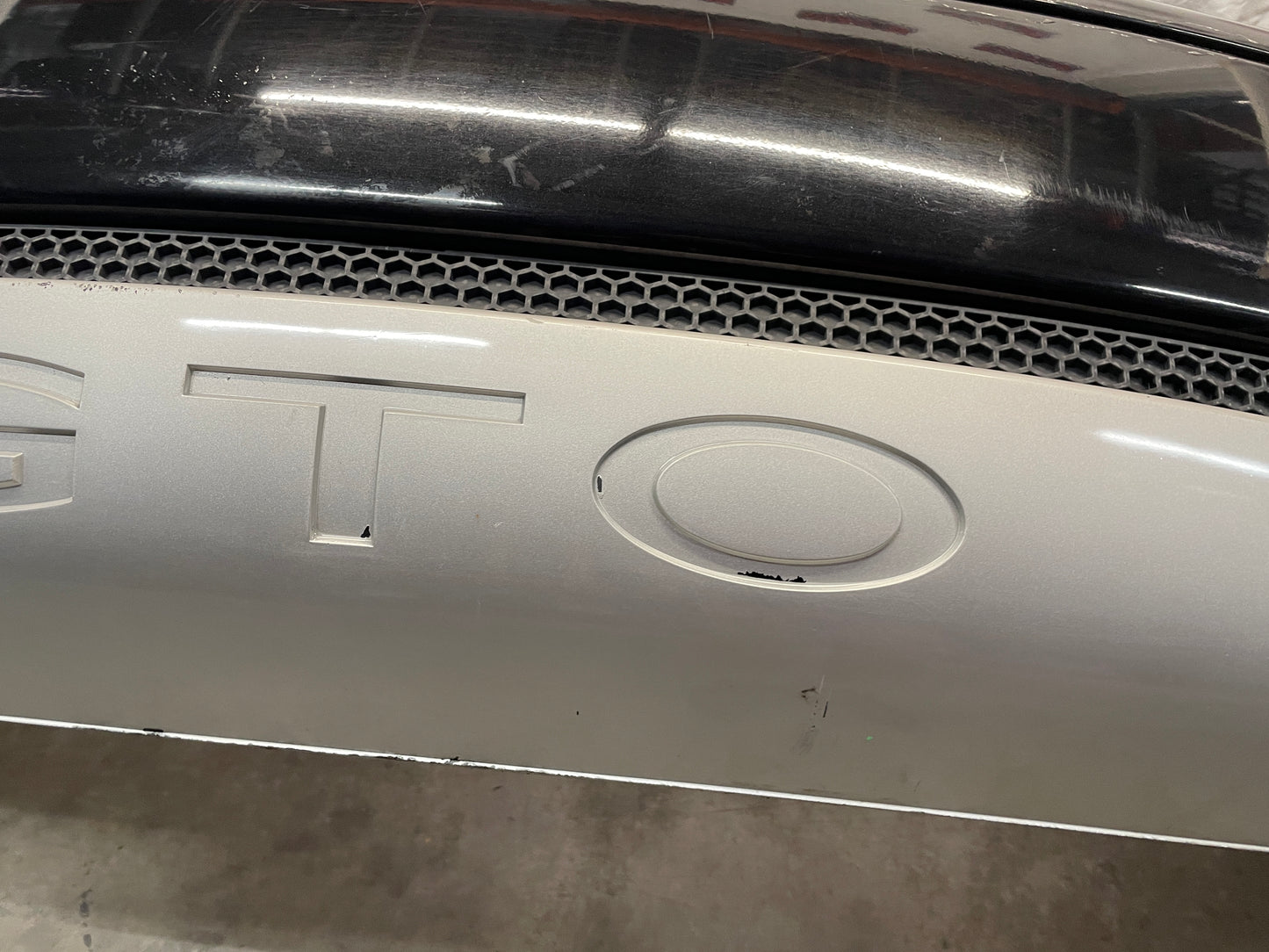 2006 Pontiac GTO Rear Bumper Cover w/ Insert Valance Panel OEM - Day's Parts Yard