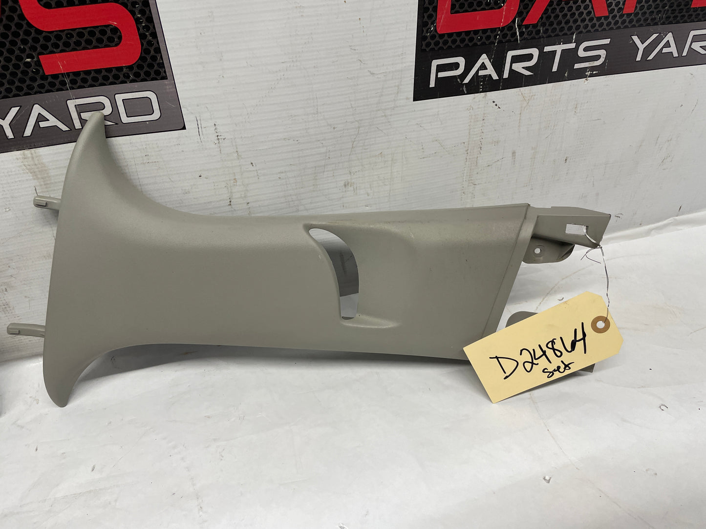 2016 Chevy SS Sedan RH & LH Interior Upper B Pillar Seat Belt Trim Panels OEM - Day's Parts Yard