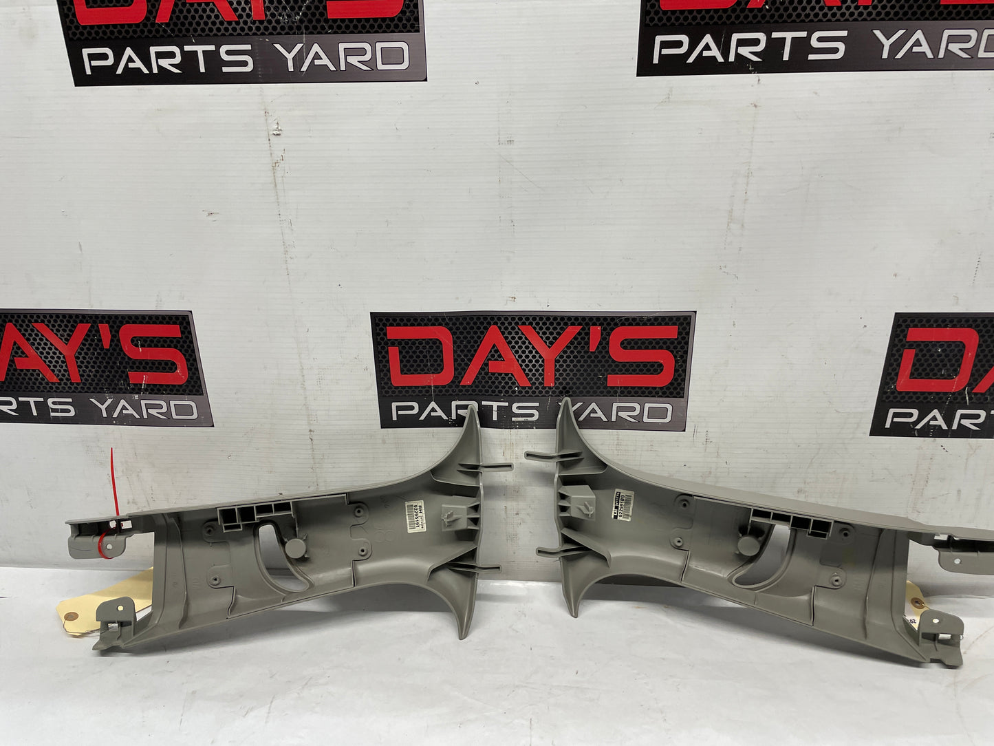 2016 Chevy SS Sedan RH & LH Interior Upper B Pillar Seat Belt Trim Panels OEM - Day's Parts Yard