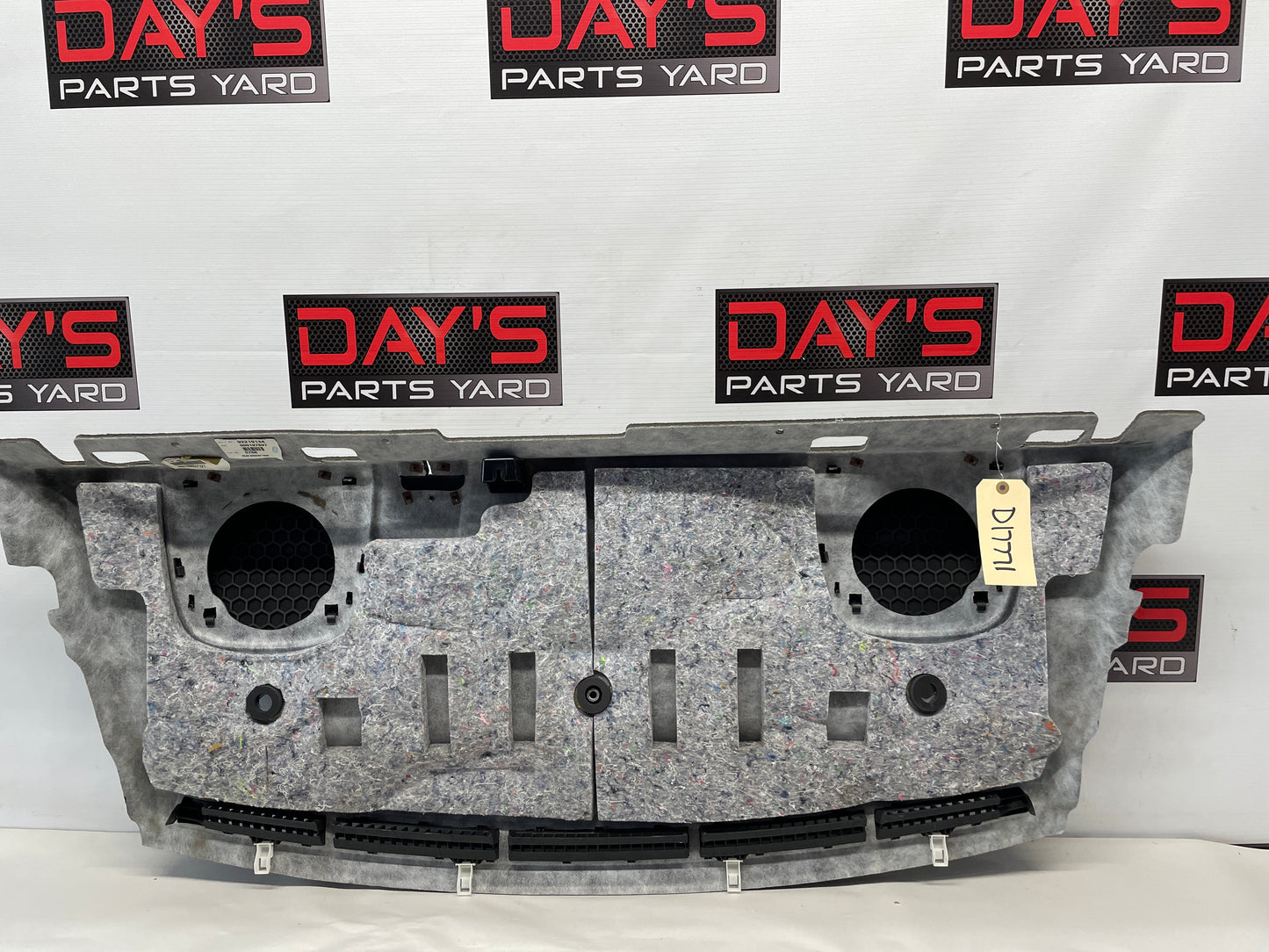 2009 Pontiac G8 GT Rear Package Shelf Deck Tray Trim OEM - Day's Parts Yard