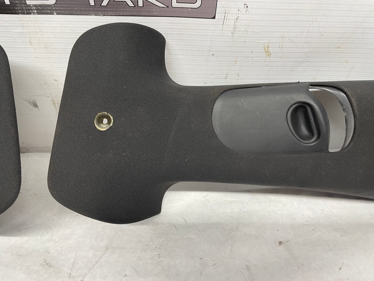 2006 Pontiac GTO RH & LH Interior Upper B Pillar Seat Belt Trim OEM - Day's Parts Yard