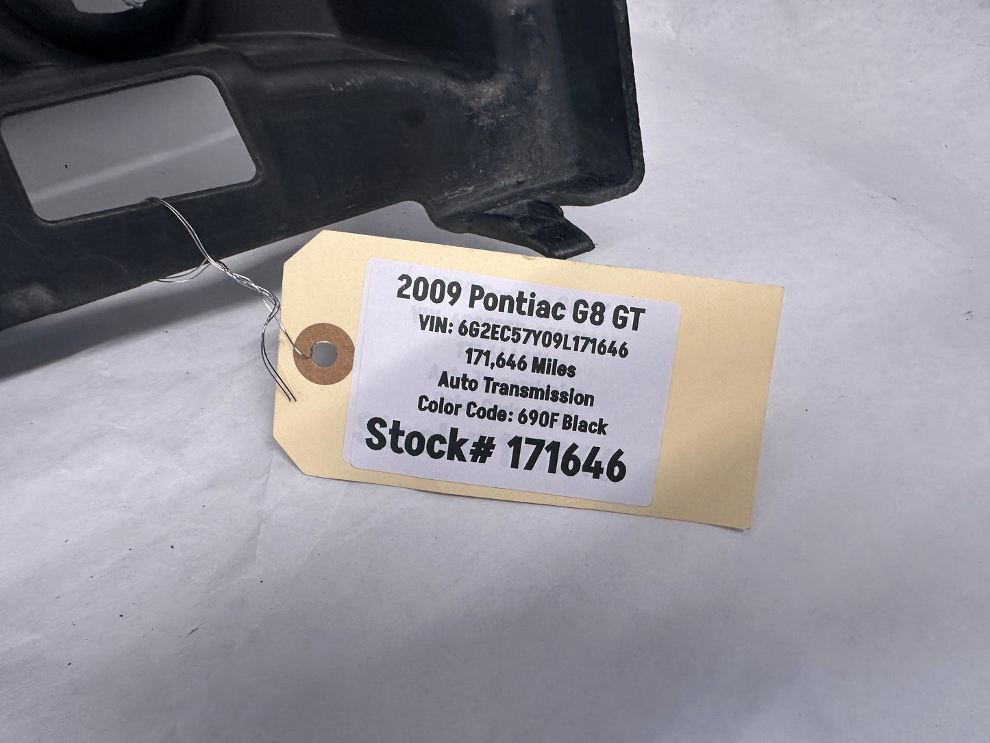 2009 Pontiac G8 GT Rear Bumper Energy Impact Absorber OEM - Day's Parts Yard