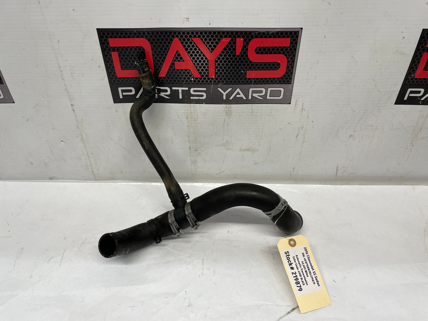 2016 Chevy SS Sedan Radiator Heater Hose Line Tube OEM - Day's Parts Yard