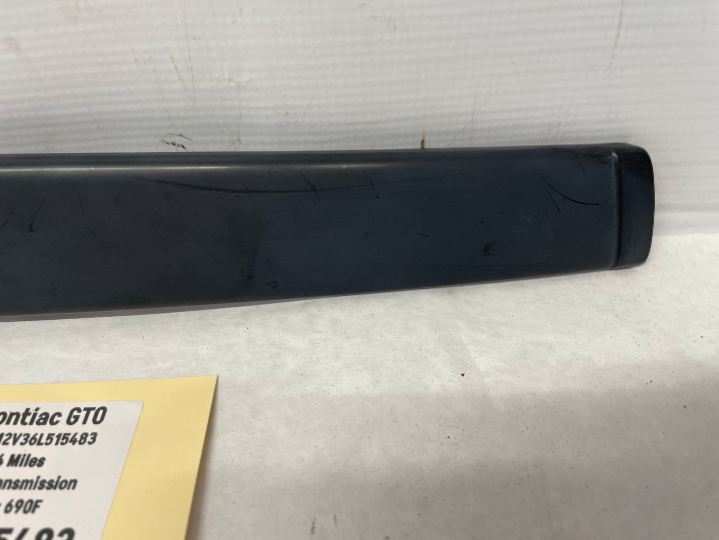 2006 Pontiac GTO LH Driver Exterior B Pillar Window Trim Applique Cover OEM - Day's Parts Yard