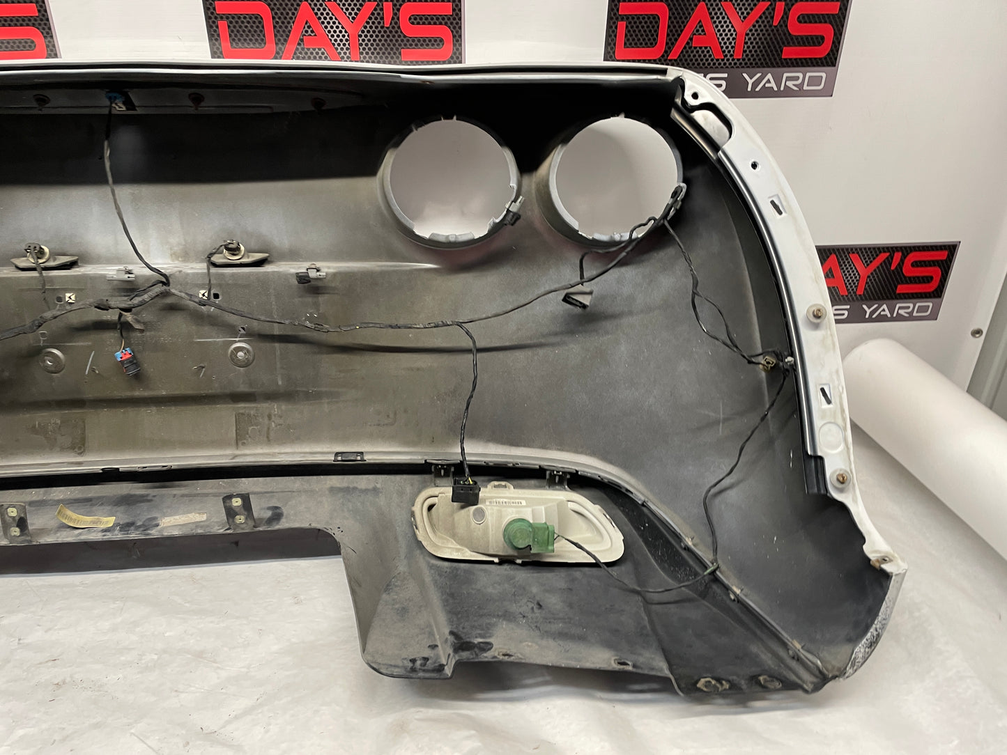 2008 Chevy Corvette Rear Bumper Cover White OEM - Day's Parts Yard