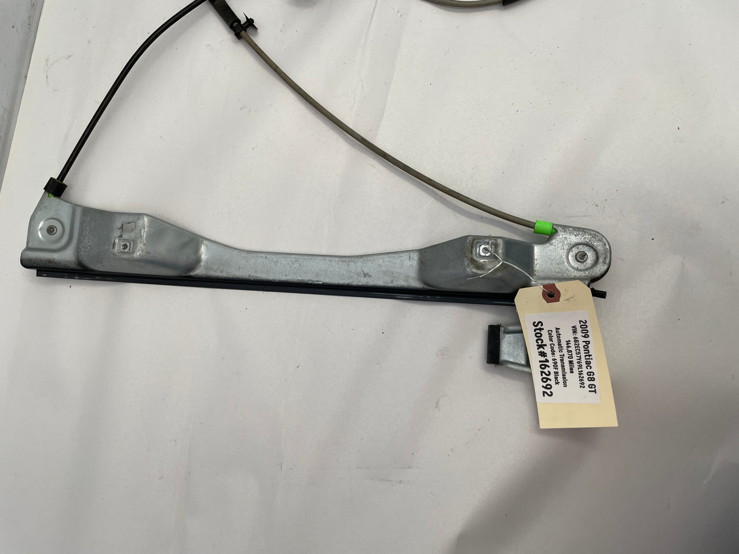 2009 Pontiac G8 Front LH Driver Door Window Regulator Motor OEM - Day's Parts Yard