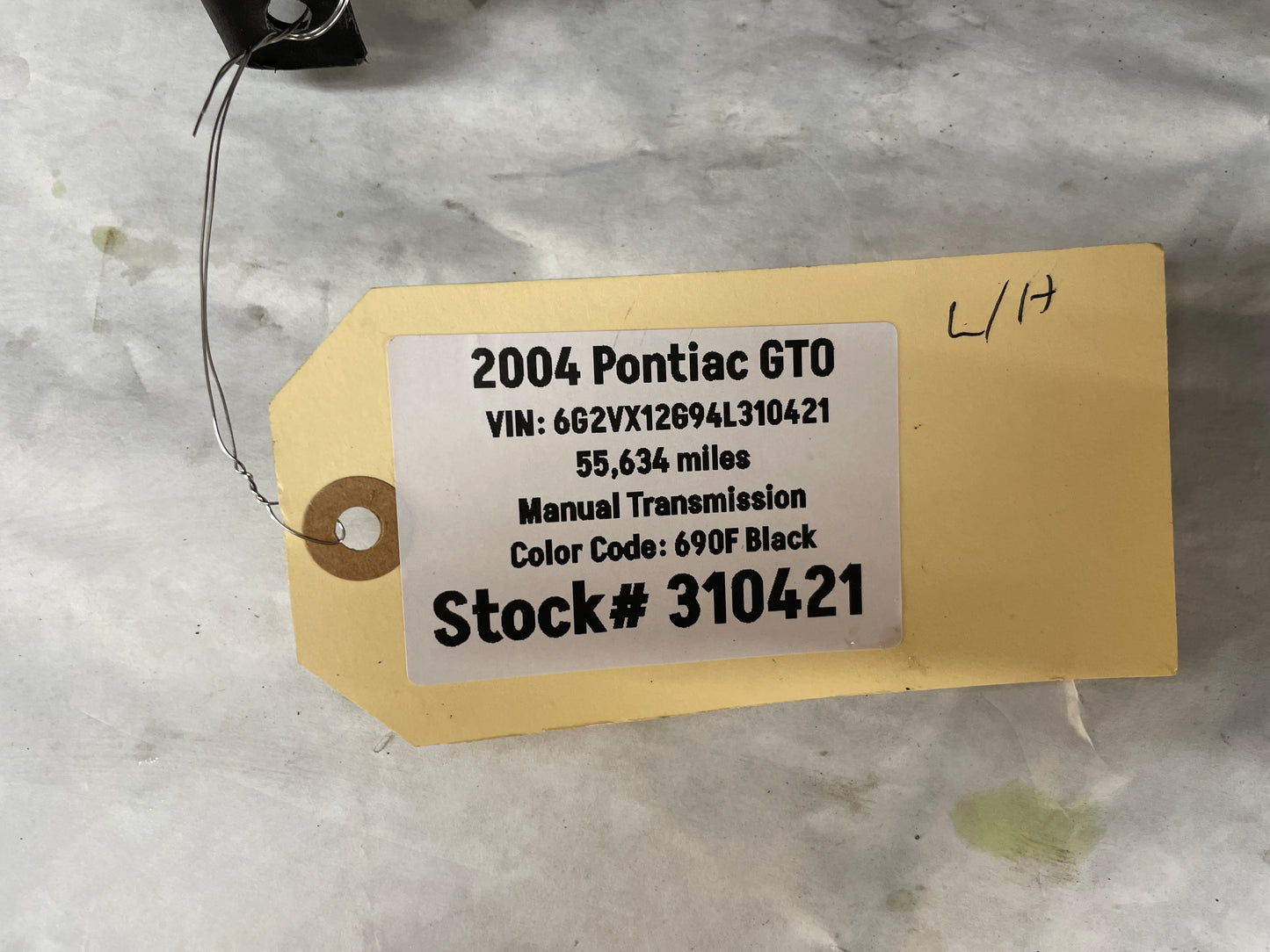 2004 Pontiac GTO RH Passenger Rear Interior Quarter Door Panel Trim Red OEM