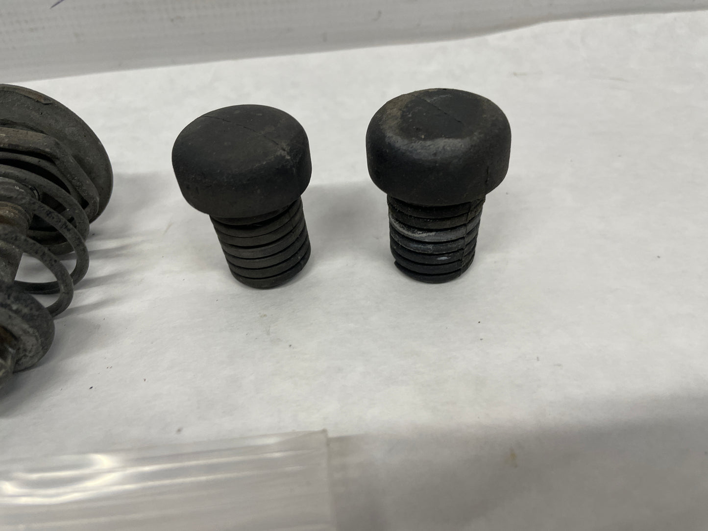 2006 Pontiac GTO Hood Release Safety Latch Striker & Adjustment Rubbers OEM - Day's Parts Yard