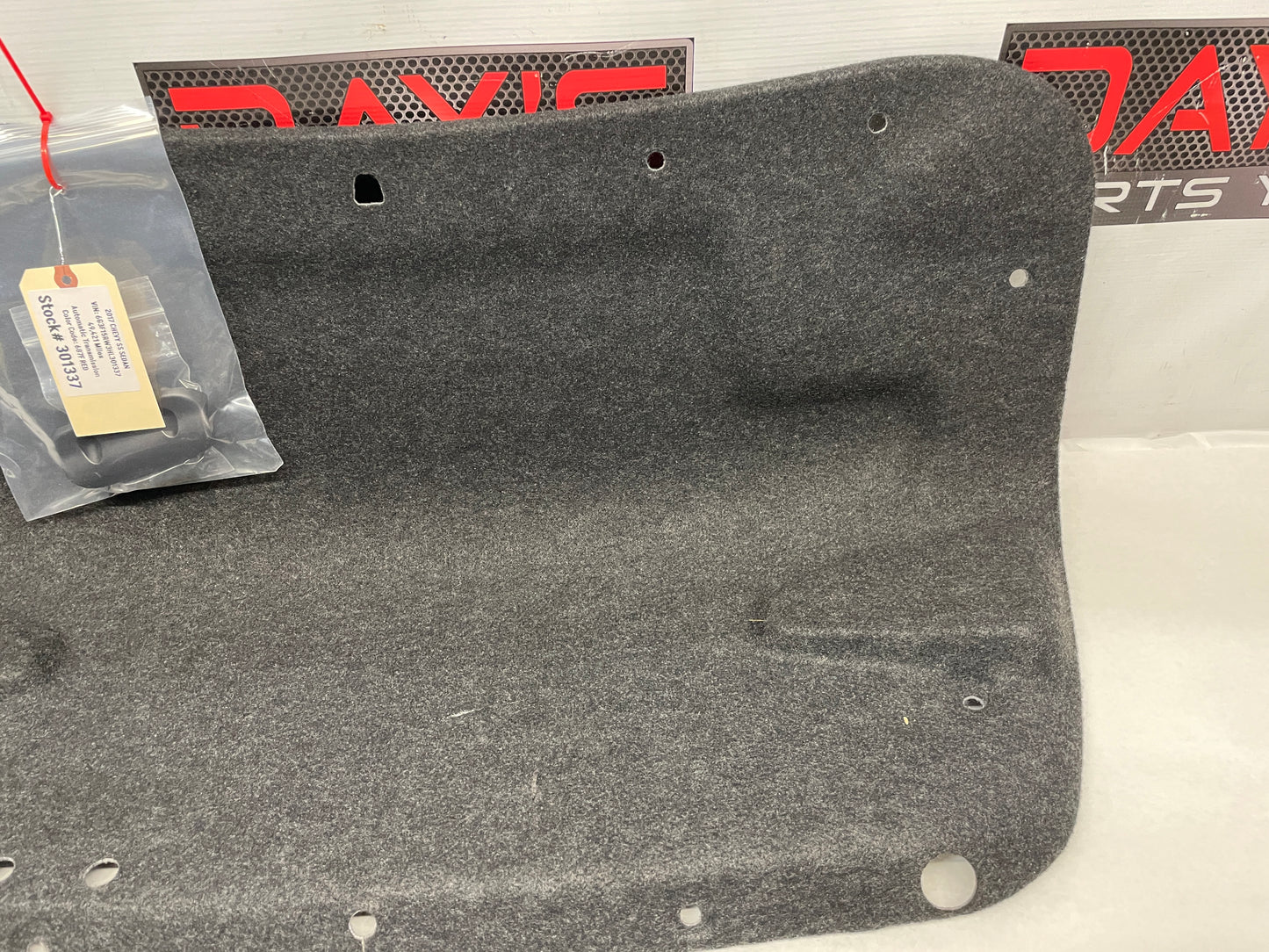 2017 Chevy SS Sedan Trunk Deck Lid Liner Carpet OEM - Day's Parts Yard
