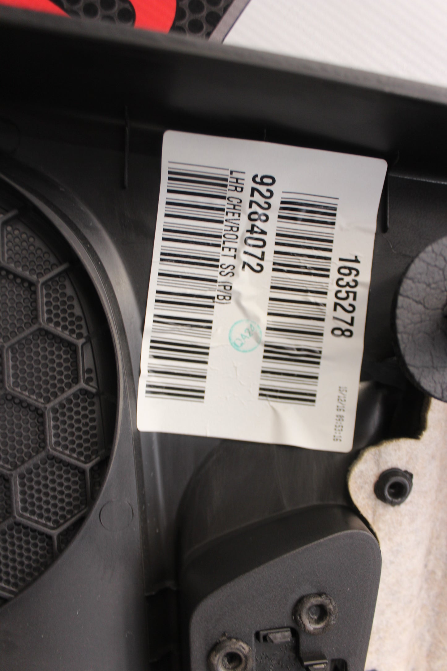 2017 Chevy SS Sedan LH Driver Rear Door Panel OEM - Day's Parts Yard