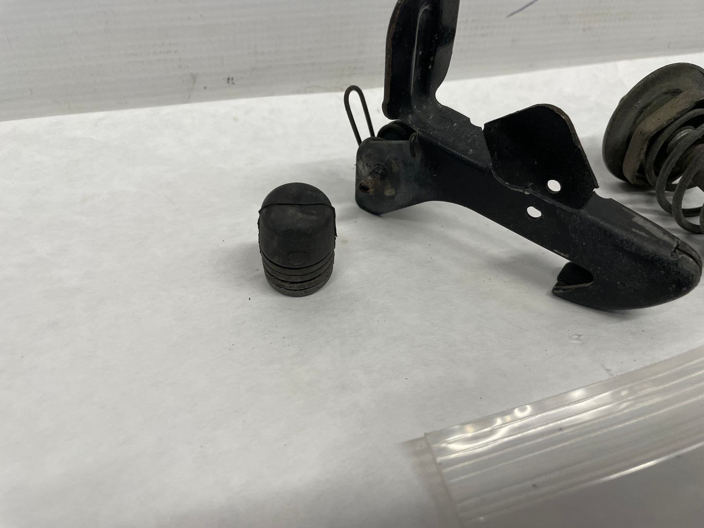 2006 Pontiac GTO Hood Release Safety Latch Striker & Adjustment Rubbers OEM - Day's Parts Yard