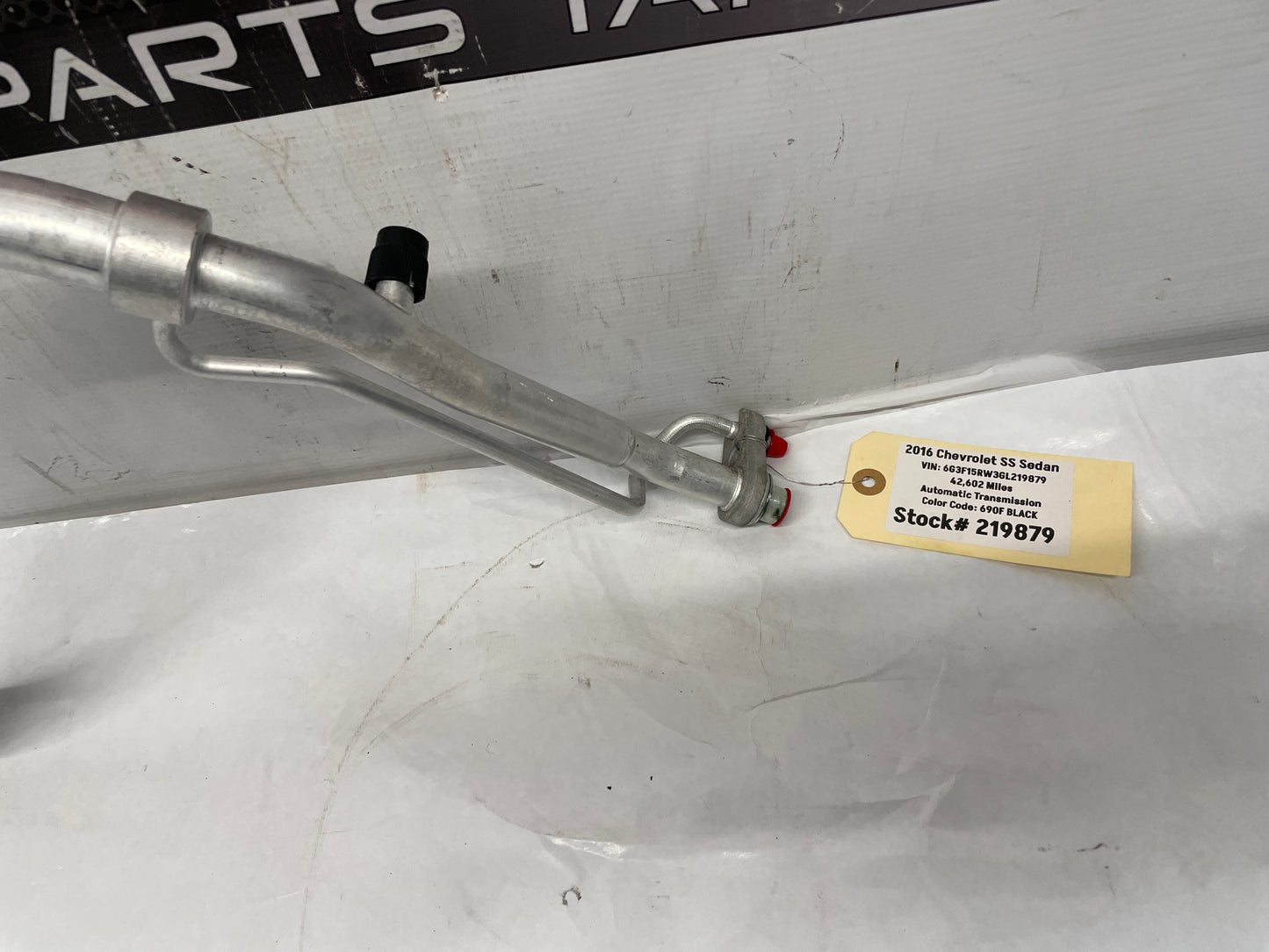 2016 Chevy SS Sedan AC A/C Air Conditioner Evaporator Line Hose Tube OEM - Day's Parts Yard