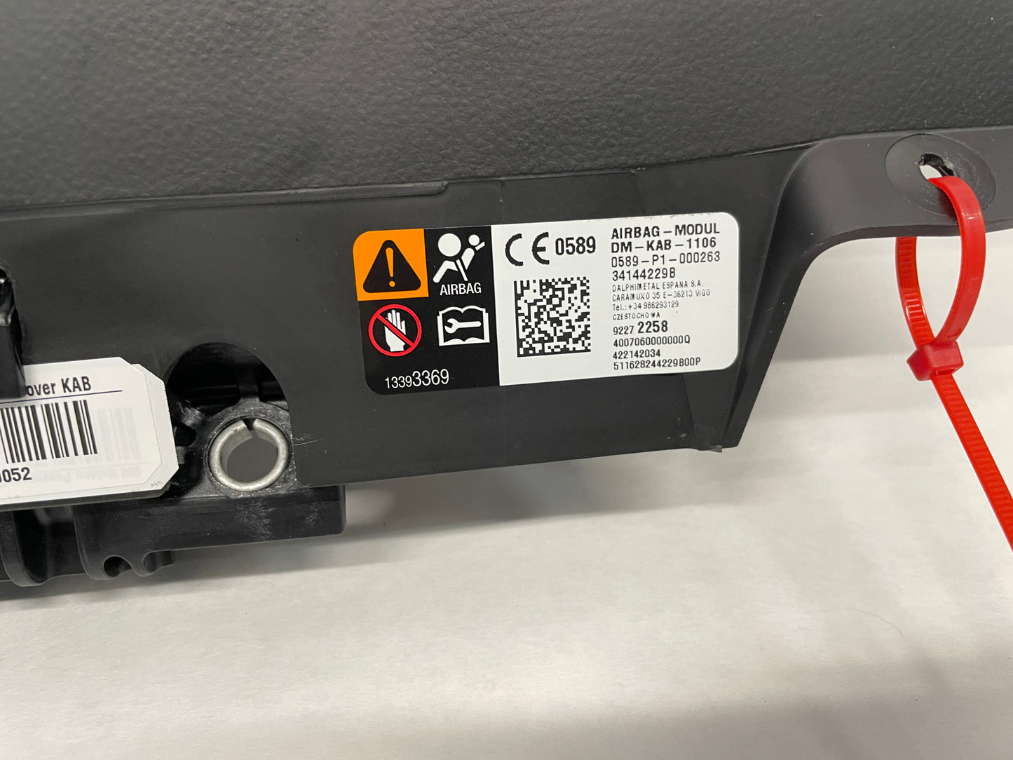 2017 Chevy SS Sedan RH Passenger Knee Dash Airbag Bag OEM - Day's Parts Yard