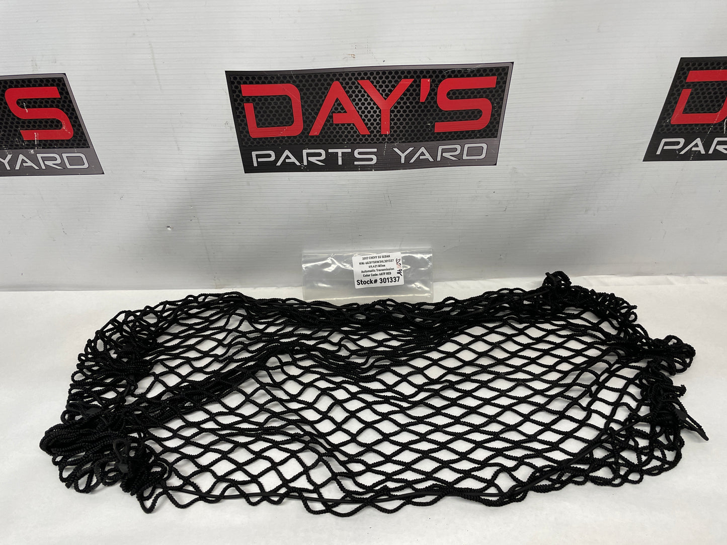 2017 Chevy SS Sedan Trunk Storage Cargo Net OEM - Day's Parts Yard