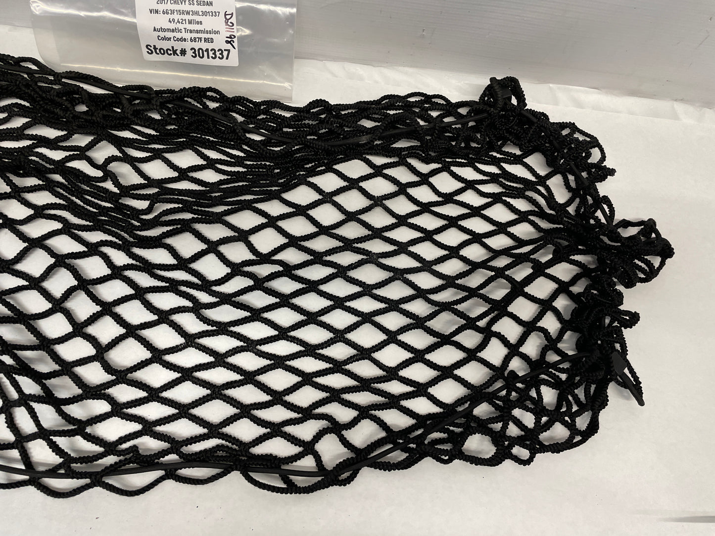 2017 Chevy SS Sedan Trunk Storage Cargo Net OEM - Day's Parts Yard