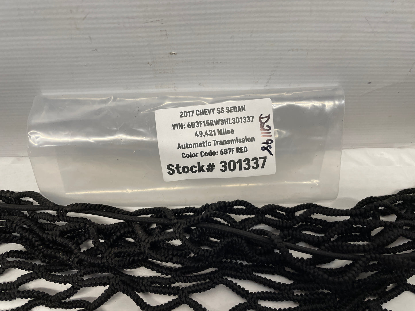 2017 Chevy SS Sedan Trunk Storage Cargo Net OEM - Day's Parts Yard