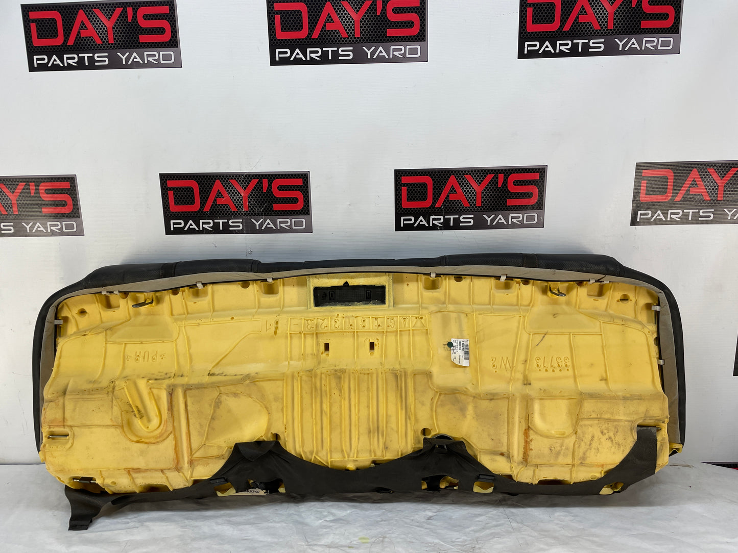 2014 Chevy SS Sedan Rear Seat Bottom Cushion Black Leather Alcantara Suede OEM