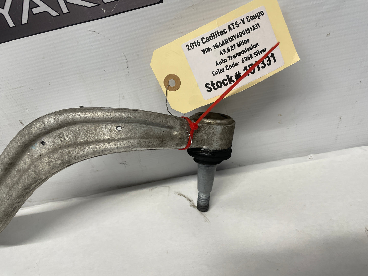 2016 Cadillac ATS-V Coupe RH Passenger Front Suspension Lower Control Arm Link OEM - Day's Parts Yard