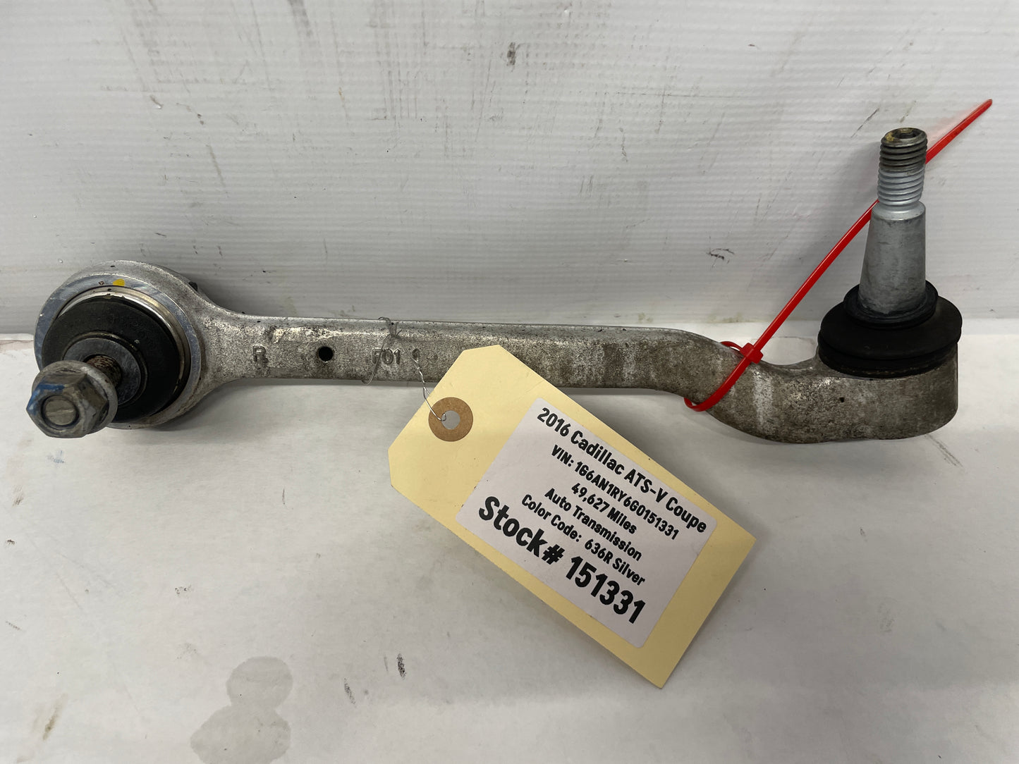 2016 Cadillac ATS-V Coupe RH Passenger Front Lower Rear Control Arm Link OEM - Day's Parts Yard