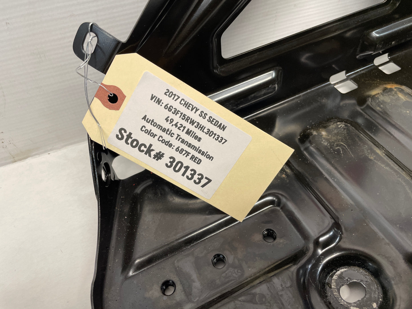 2017 Chevy SS Sedan Battery Tray Bracket OEM - Day's Parts Yard