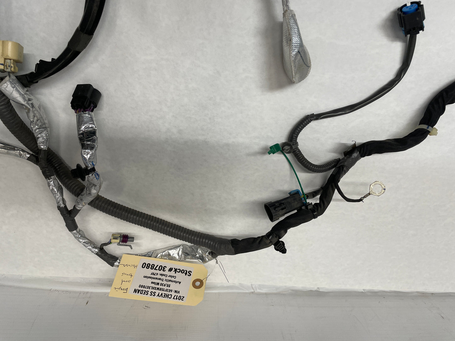 2017 Chevy SS Sedan Engine Motor Automatic Transmission Wire Wiring Harness OEM - Day's Parts Yard