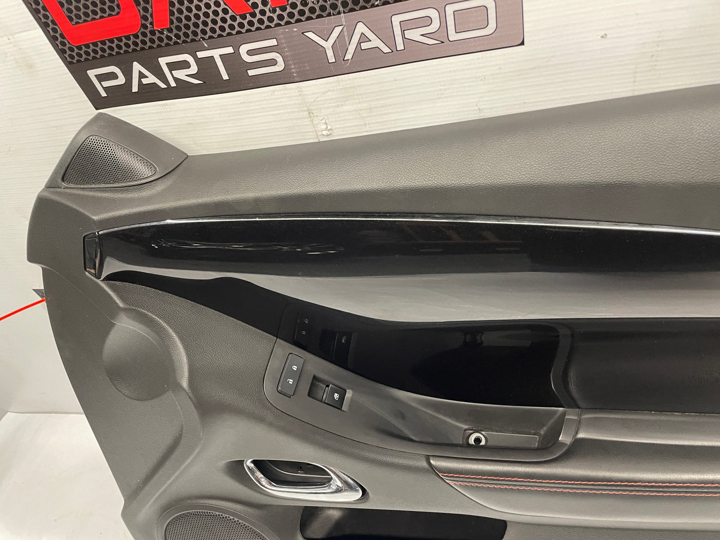 2014 Chevy Camaro ZL1 Convertible RH Passenger Interior Door Panel Trim Carbon Flash OEM - Day's Parts Yard