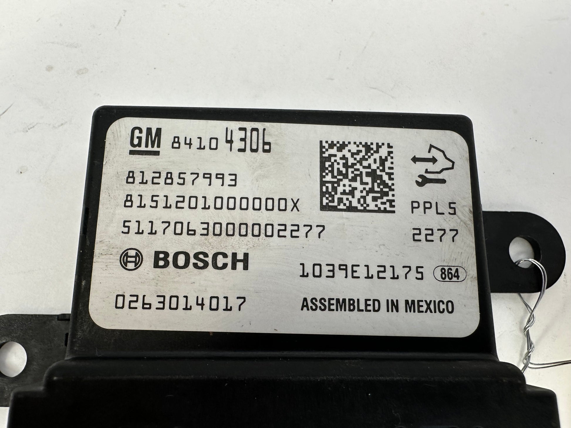 2017 Chevy Camaro ZL1 Parking Assist Module OEM - Day's Parts Yard