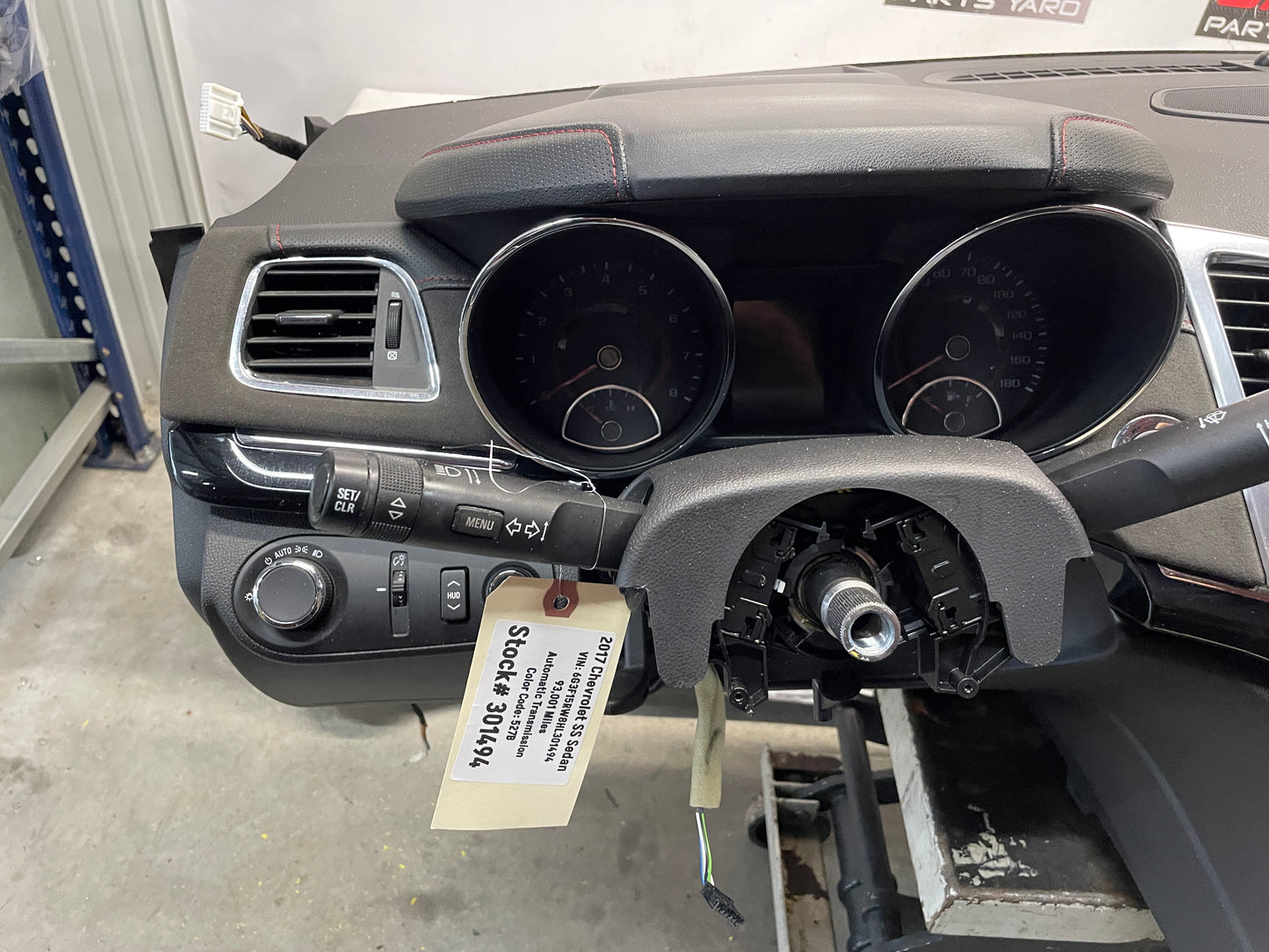 2017 Chevy SS Sedan Complete Dash w/ Center Console & Shifter OEM - Day's Parts Yard