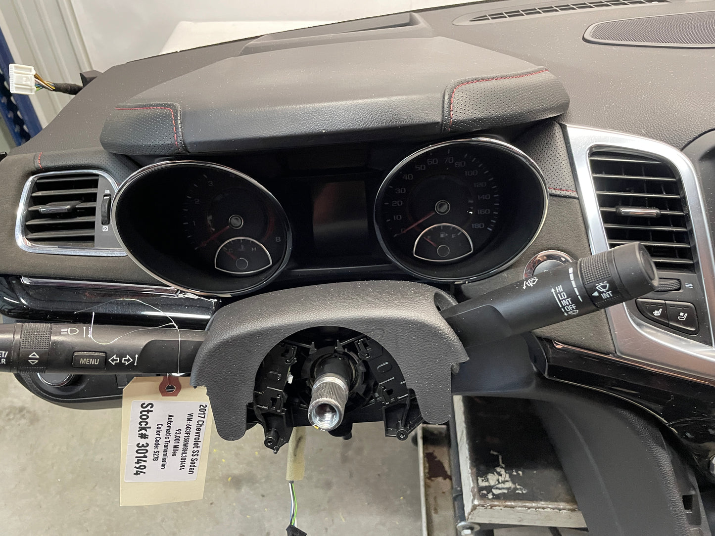 2017 Chevy SS Sedan Complete Dash w/ Center Console & Shifter OEM - Day's Parts Yard