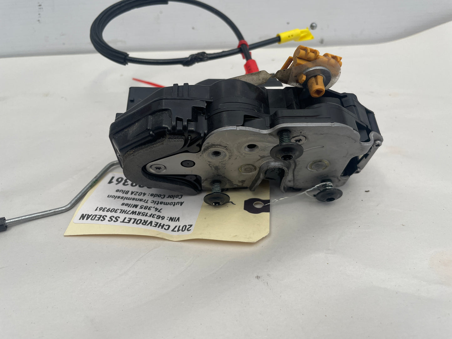 2017 Chevy SS Sedan RH Passenger Rear Door Lock Actuator OEM - Day's Parts Yard